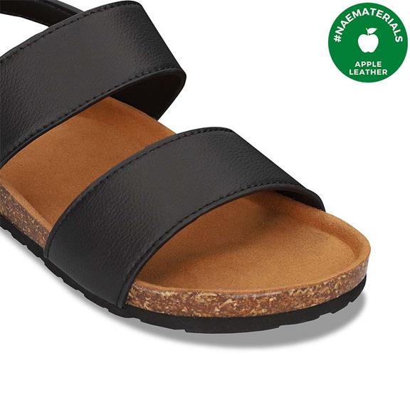 Sandalen Mak Vegan Eco-Leer Zwart from Shop Like You Give a Damn