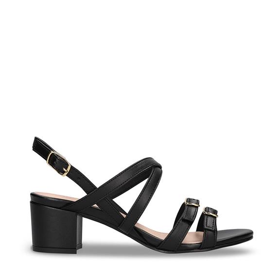 Sandals Hebea Vegan Eco-Leather Black via Shop Like You Give a Damn