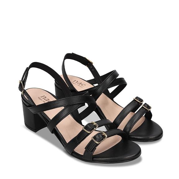 Sandals Hebea Vegan Eco-Leather Black from Shop Like You Give a Damn