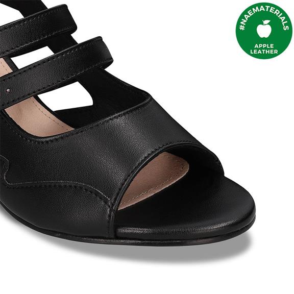 Sandals Devan Vegan Eco-Leather Black from Shop Like You Give a Damn