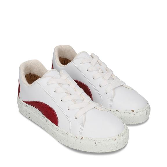 Sneakers Berlin Wit/Rood from Shop Like You Give a Damn