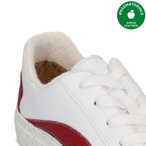 Sneakers Berlin Wit/Rood from Shop Like You Give a Damn