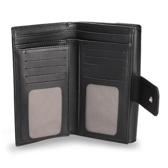 Wallet Lara Vegan Eco-Leather Black from Shop Like You Give a Damn