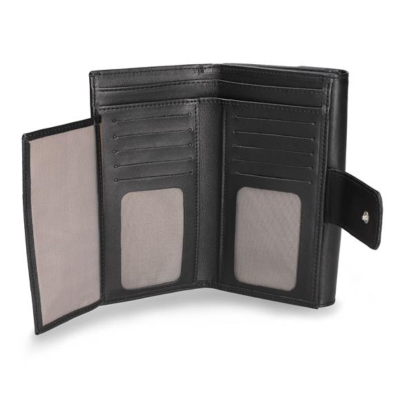 Wallet Lara Vegan Eco-Leather Black from Shop Like You Give a Damn