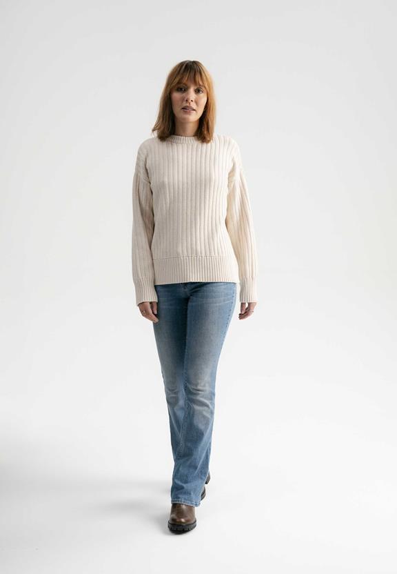 Knit Jumper Ishani Cream from Shop Like You Give a Damn