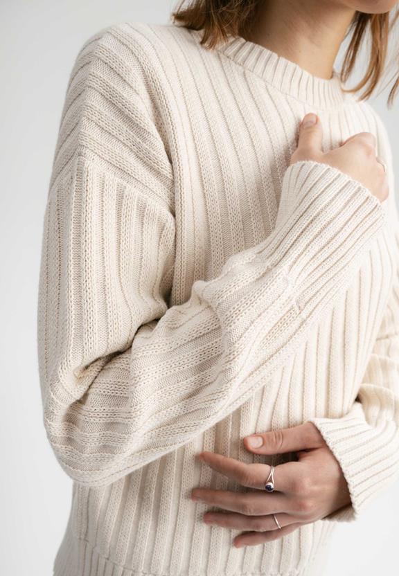 Knit Jumper Ishani Cream from Shop Like You Give a Damn