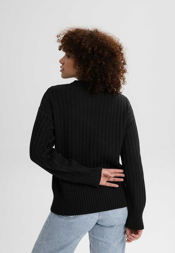 Knit Jumper Ishani Black from Shop Like You Give a Damn