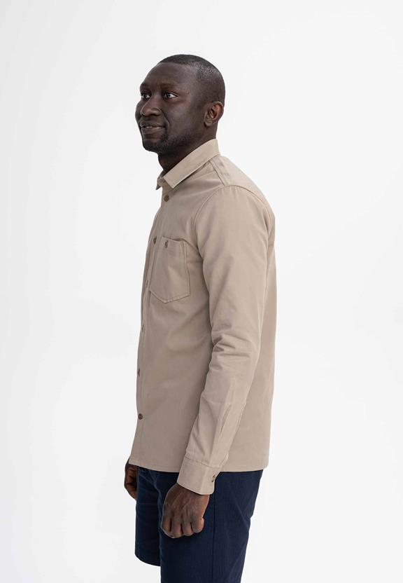 Shirt Twill Ashutosh Beige from Shop Like You Give a Damn