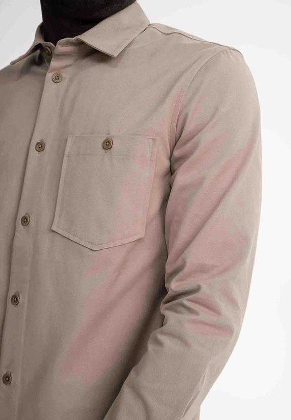 Shirt Twill Ashutosh Beige from Shop Like You Give a Damn