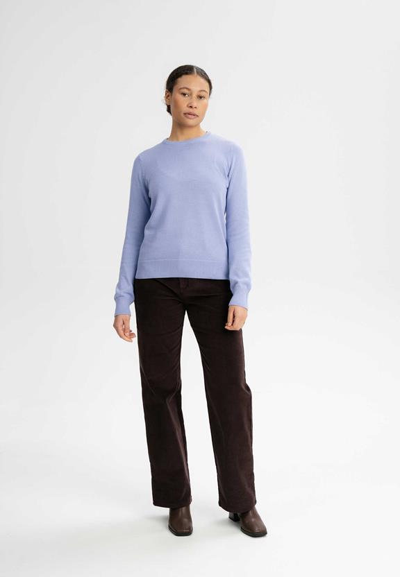 Jumper Fine-Knit Dhana Purple from Shop Like You Give a Damn