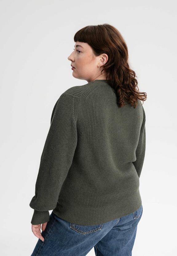 Knit Jumper Gauri Green from Shop Like You Give a Damn