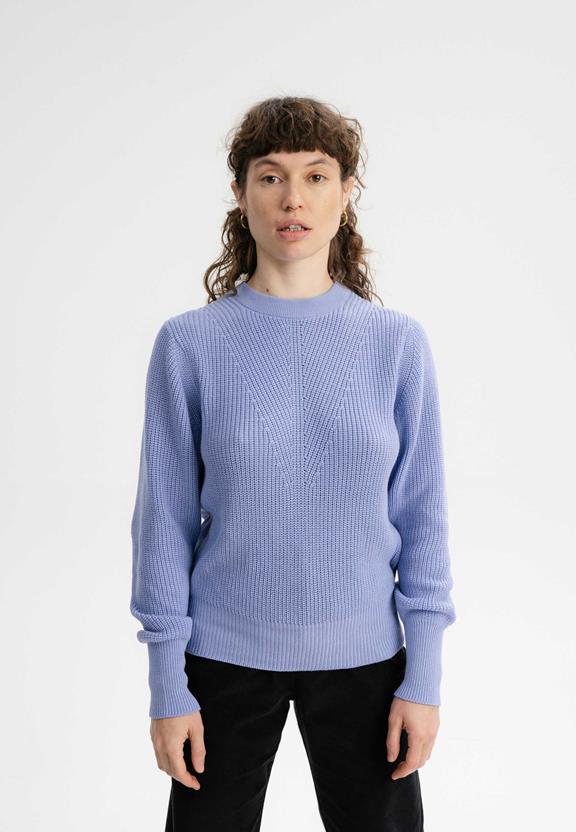 Knit Jumper Gauri Purple via Shop Like You Give a Damn