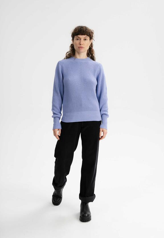 Knit Jumper Gauri Purple from Shop Like You Give a Damn