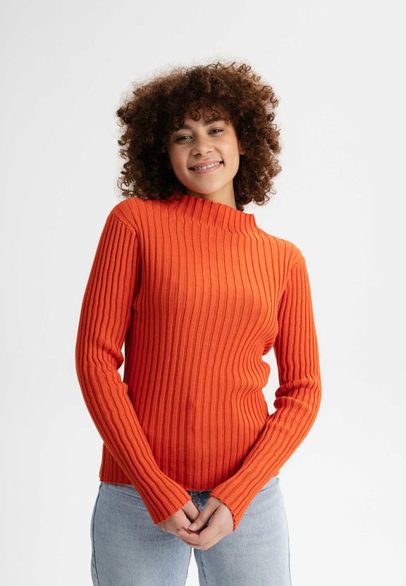 Knit Jumper Namari Orange via Shop Like You Give a Damn