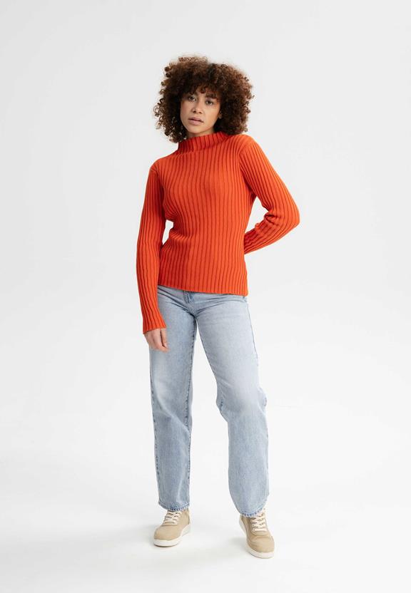 Knit Jumper Namari Orange from Shop Like You Give a Damn