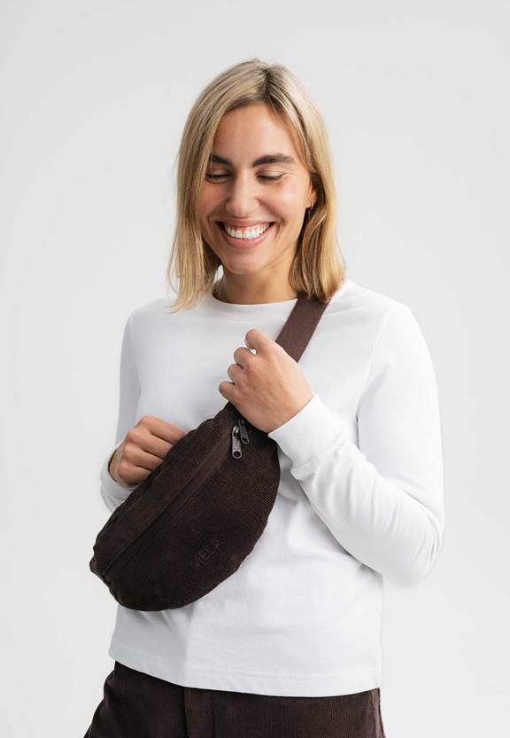 Hip Bag Corduroy Bhavin Walnut Brown from Shop Like You Give a Damn