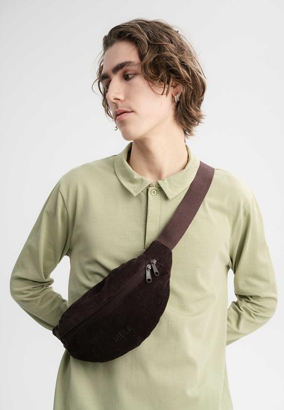 Hip Bag Corduroy Bhavin Walnut Brown from Shop Like You Give a Damn