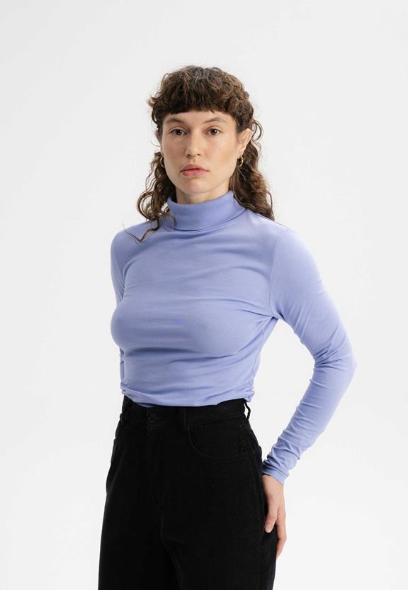 Shirt Turtleneck Anchal Purple via Shop Like You Give a Damn