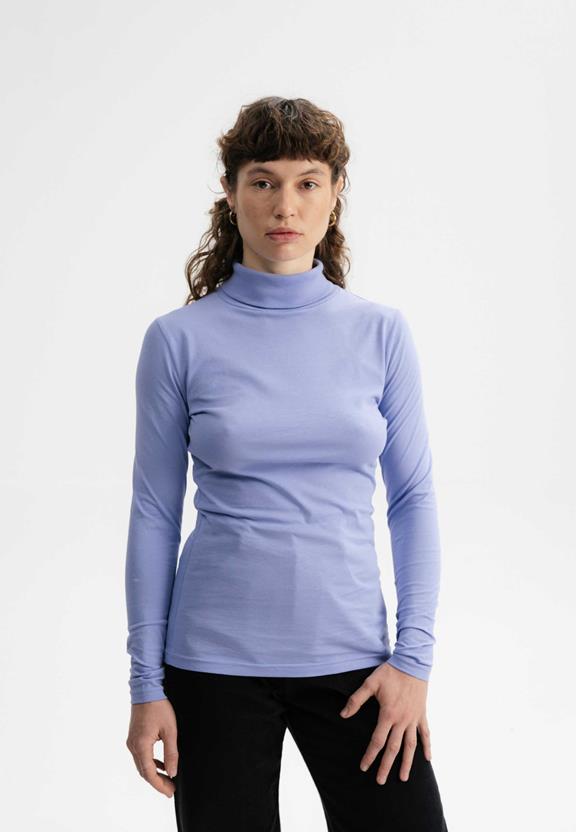 Shirt Turtleneck Anchal Purple from Shop Like You Give a Damn