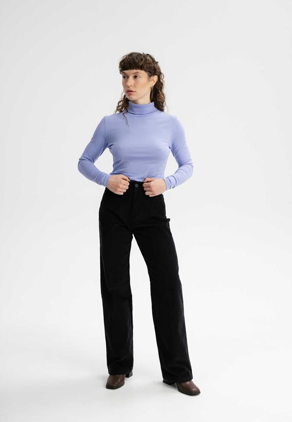 Shirt Turtleneck Anchal Purple from Shop Like You Give a Damn