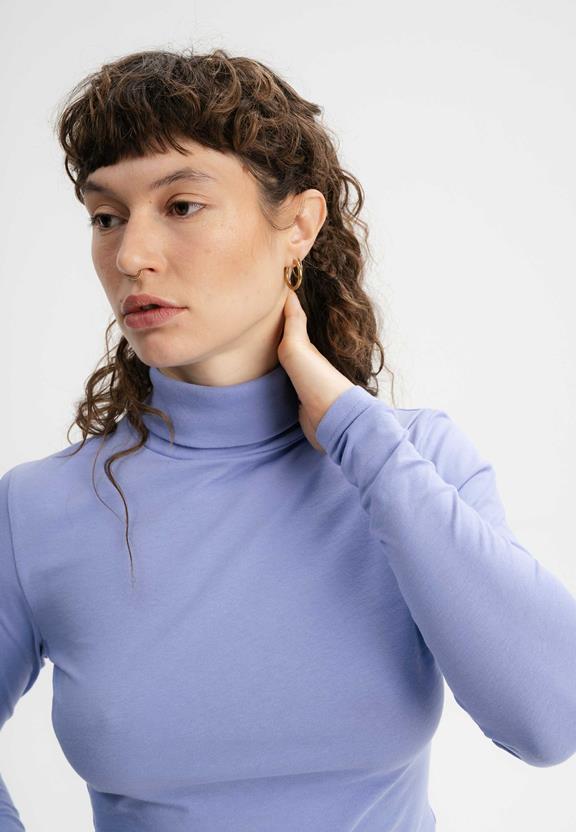 Shirt Turtleneck Anchal Purple from Shop Like You Give a Damn