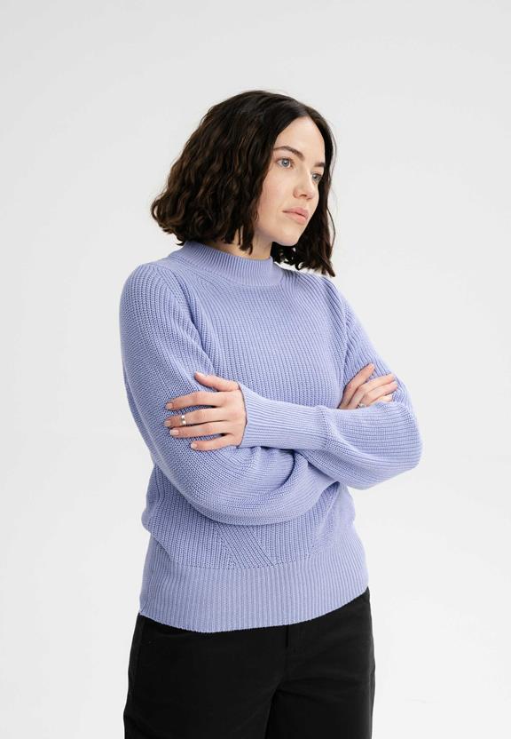 Knit Jumper Riya Purple from Shop Like You Give a Damn