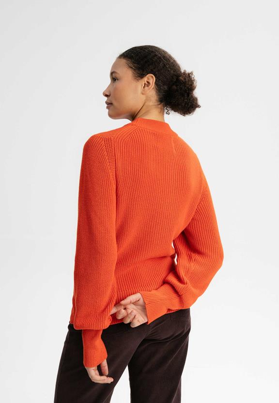 Knit Jumper Riya Orange from Shop Like You Give a Damn