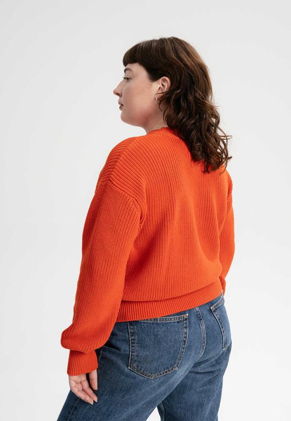 Jumper Rib Knit Manika Orange from Shop Like You Give a Damn