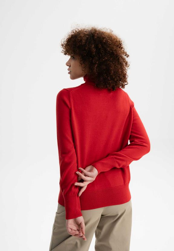 Jumper Fine-Knit Turtleneck Mayura Pomegranate from Shop Like You Give a Damn