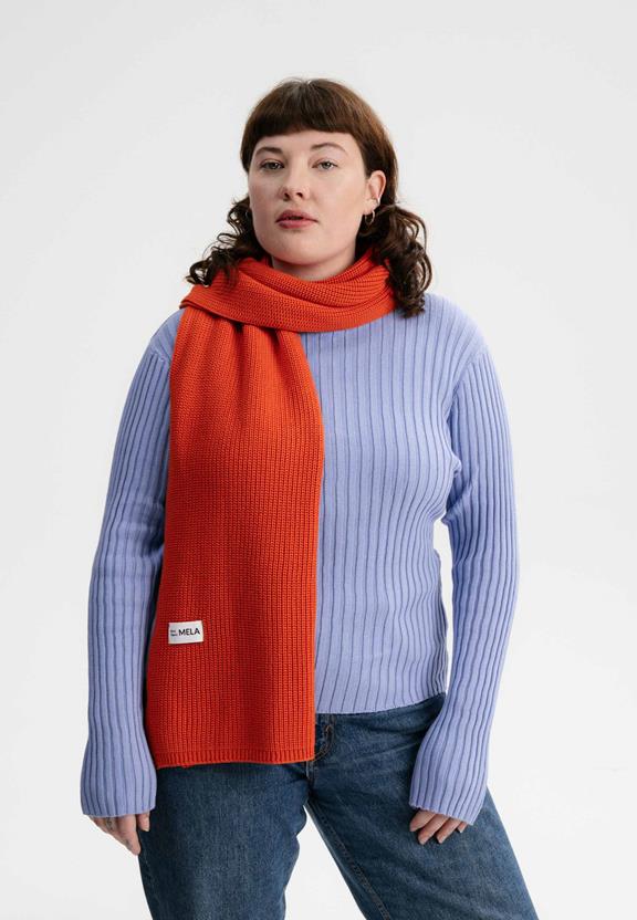 Scarf Rib Knit Nagna Orange via Shop Like You Give a Damn