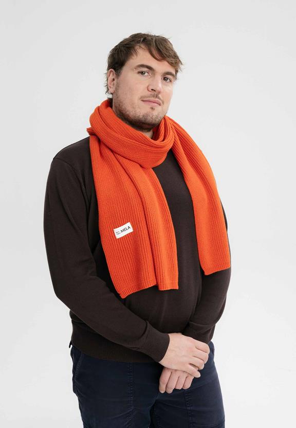 Scarf Rib Knit Nagna Orange from Shop Like You Give a Damn