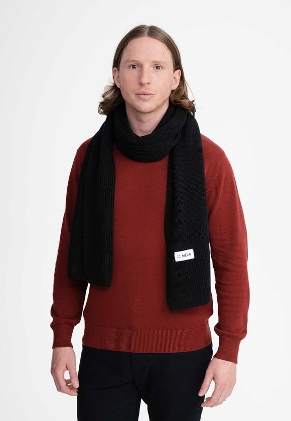 Scarf Rib Knit Nagna Black from Shop Like You Give a Damn