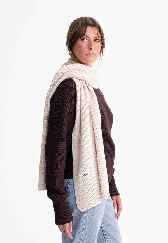 Scarf Rib Knit Nagna Cream from Shop Like You Give a Damn