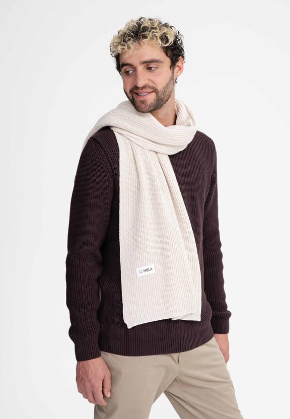 Scarf Rib Knit Nagna Cream from Shop Like You Give a Damn