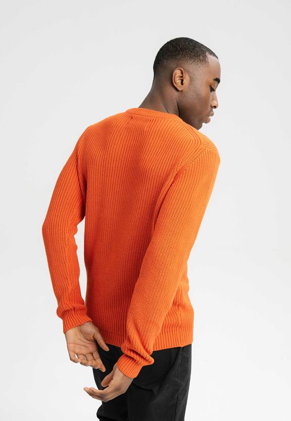 Knit Jumper Ravi Orange from Shop Like You Give a Damn