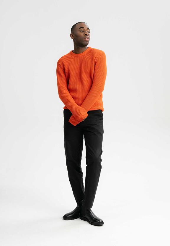 Knit Jumper Ravi Orange from Shop Like You Give a Damn