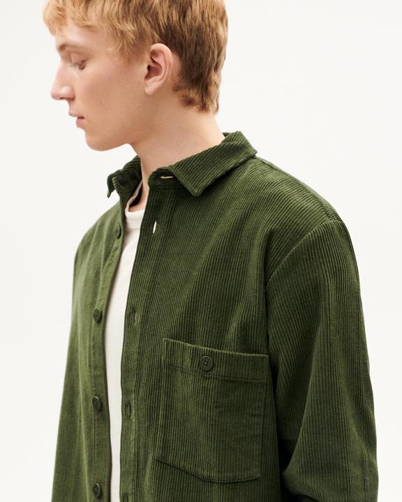 Overshirt Corduroy Theo Green from Shop Like You Give a Damn