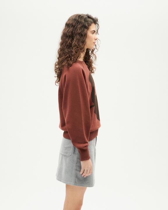 Sweatshirt Bonnie Flower Brown from Shop Like You Give a Damn