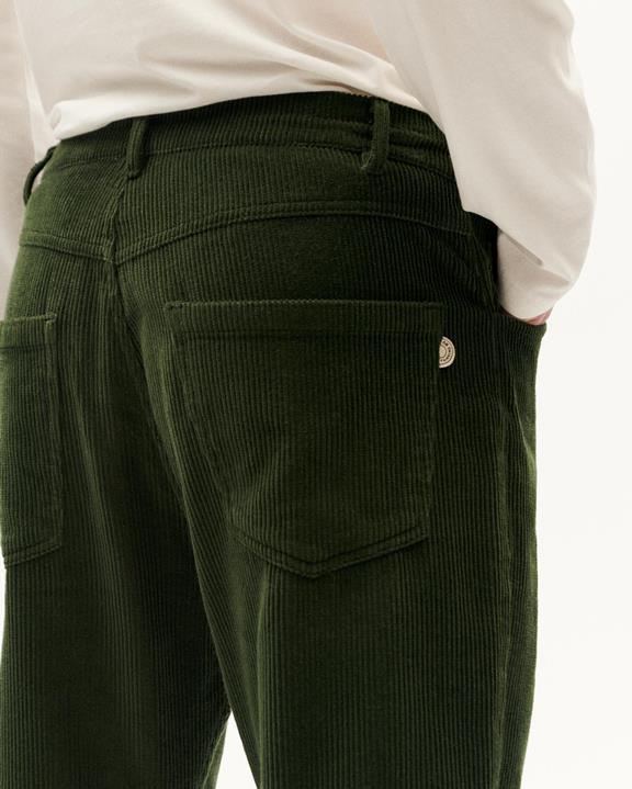 Broek Corduroy Met 5 Zakken Groen from Shop Like You Give a Damn