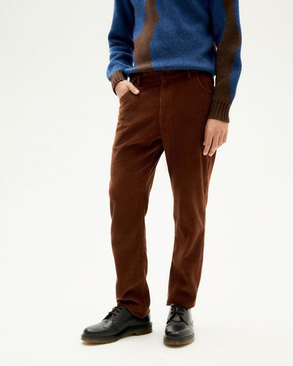 Pants Corduroy With 5 Pockets Brown via Shop Like You Give a Damn