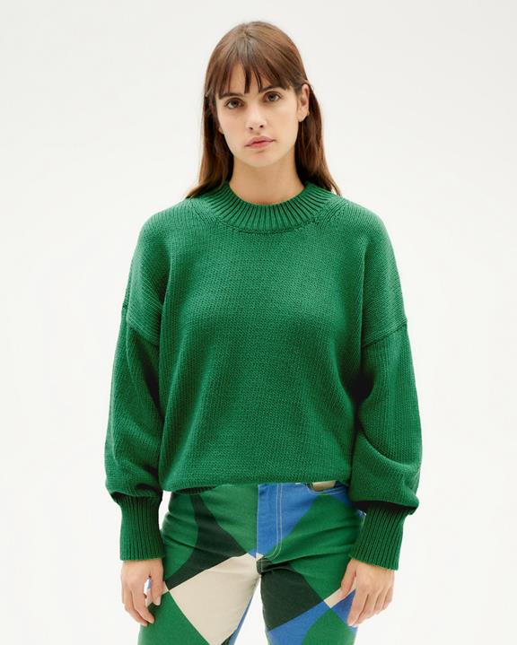 Sweater Petra Dark Green via Shop Like You Give a Damn