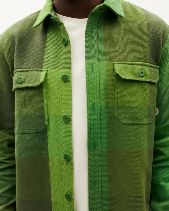 Overshirt Blanket Lucas Central Green from Shop Like You Give a Damn