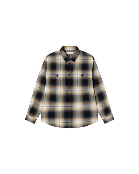 Shirt Hans Checked Blue/Beige from Shop Like You Give a Damn