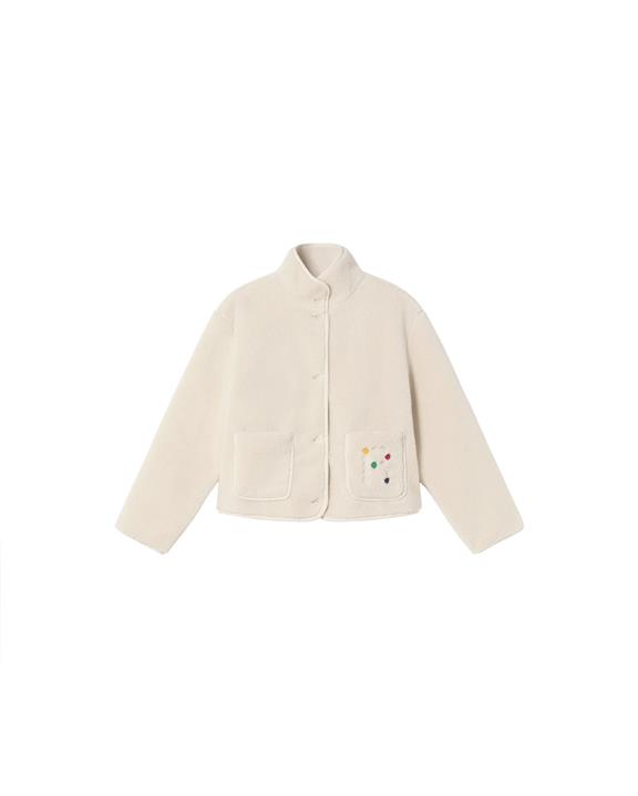 Jacket Kourtney Vegan Shearling Ivory from Shop Like You Give a Damn