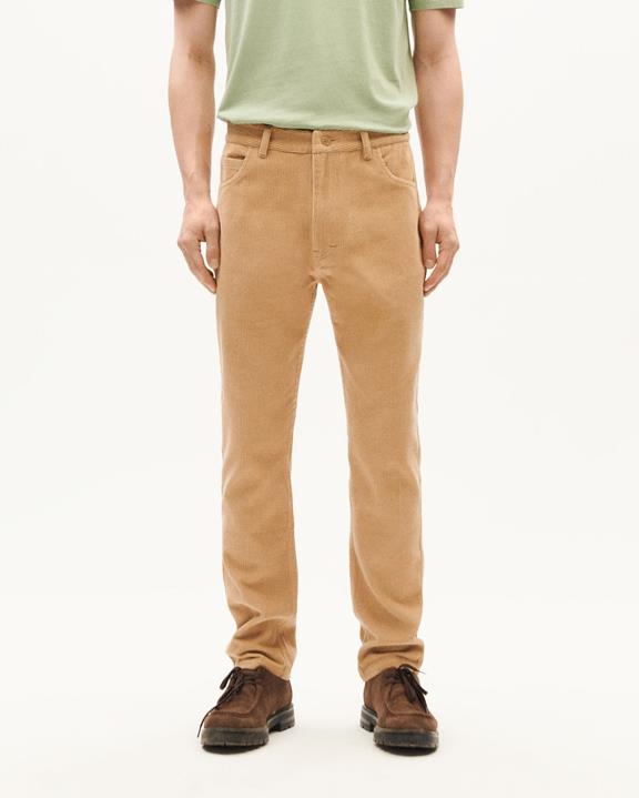 Pants Corduroy With 5 Pockets Beige via Shop Like You Give a Damn