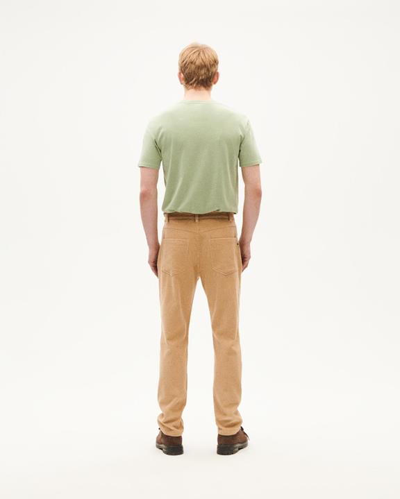 Broek Corduroy Met 5 Zakken Beige from Shop Like You Give a Damn