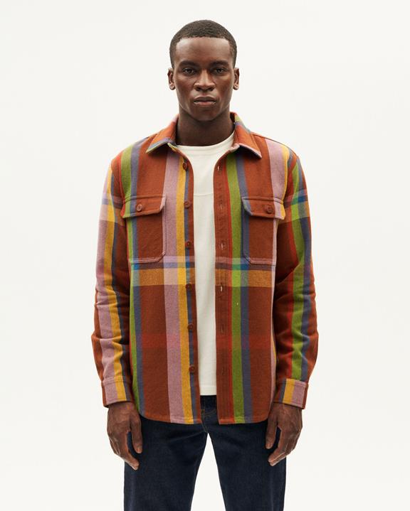 Overshirt Charlie Blanket Lucas Multicolor via Shop Like You Give a Damn