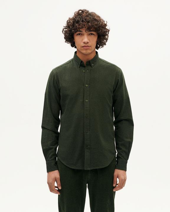 Shirt Ant Micro Check Green via Shop Like You Give a Damn