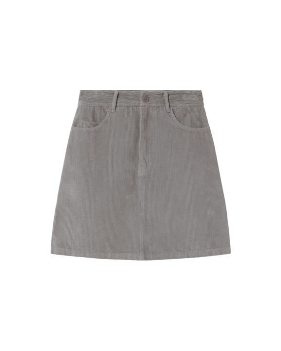 Skirt Marsha Corduroy Grey from Shop Like You Give a Damn