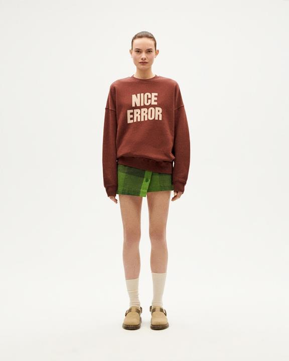 Sweatshirt Women Nice Error Jimena Brown from Shop Like You Give a Damn